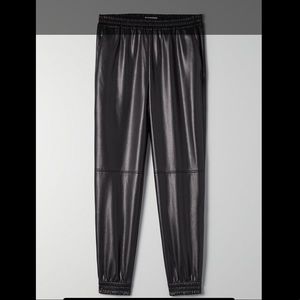 Aritzia Babaton Zedel Leather Jogger